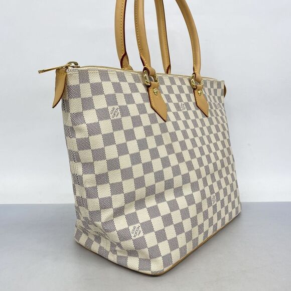 Louis Vuitton Handbag Damier Azure Saleya MM N51185 White Ladies - Picture 2 of 10